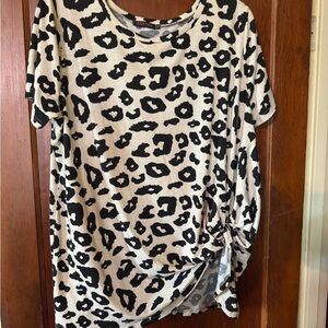 Boutique Leopard Print Women's Top - Crazy Train